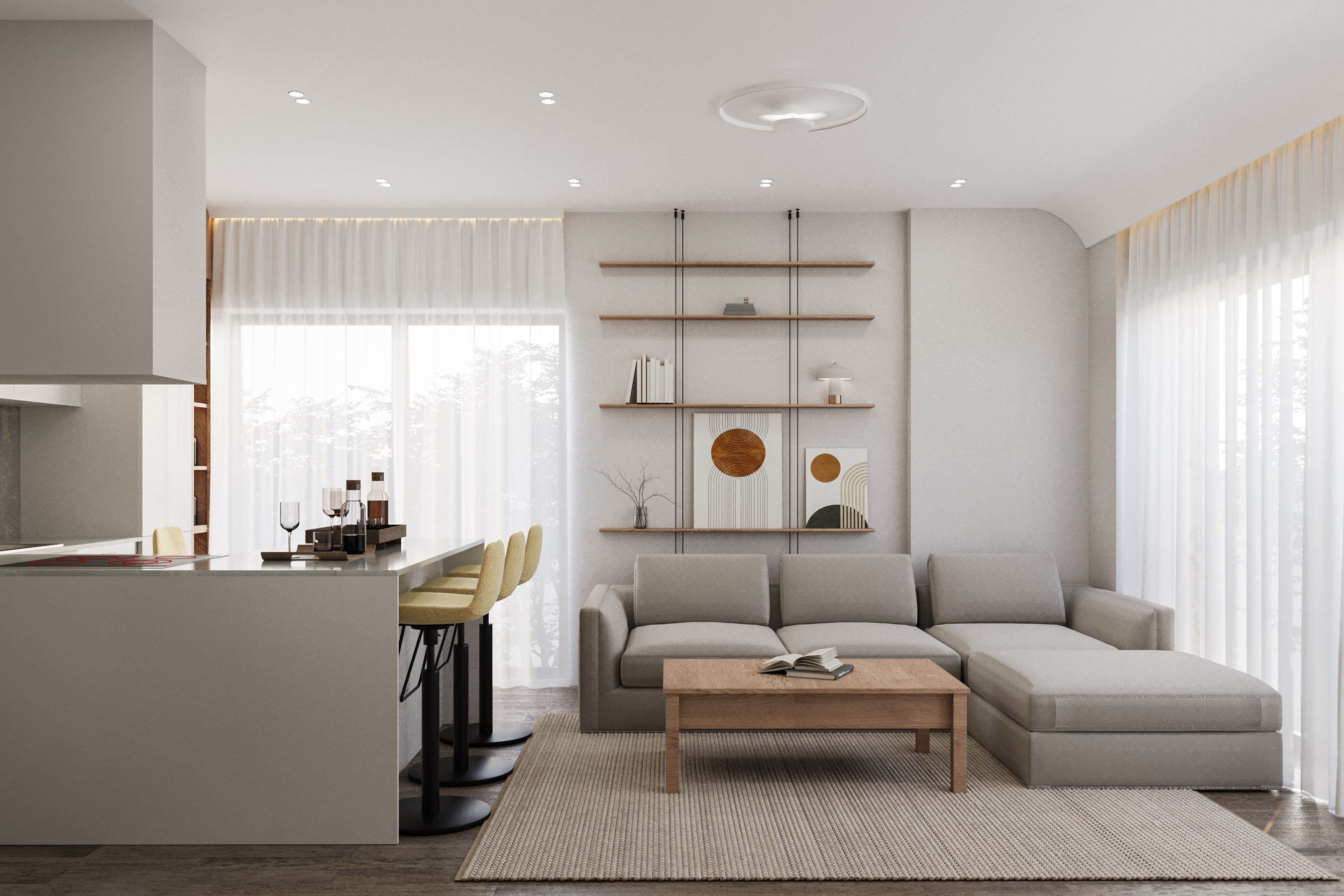 Bright and Functional 1 Bedroom Apartment-0