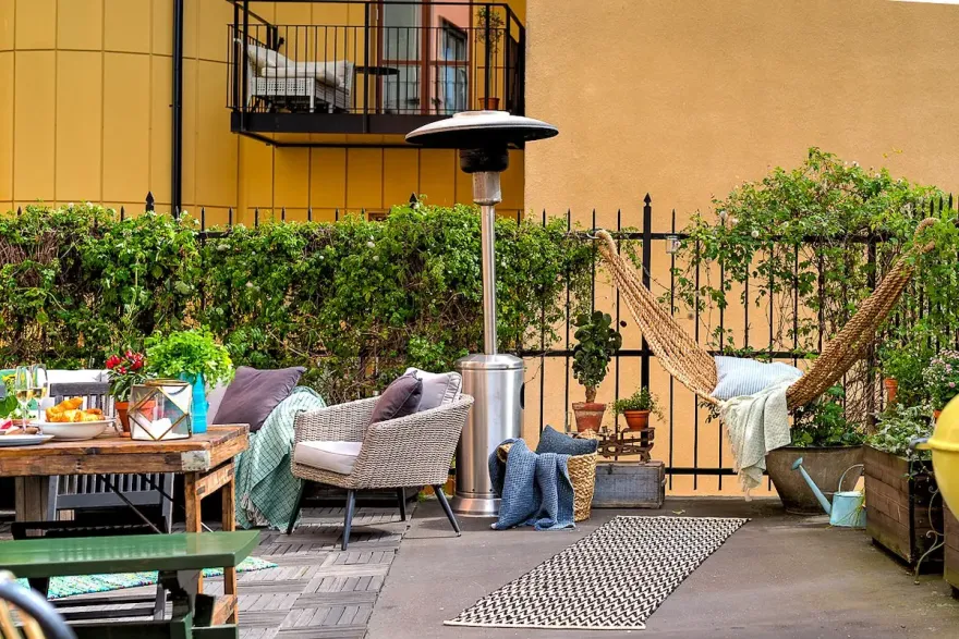 Stockholm 老建筑中的阳光巨 terrace-17