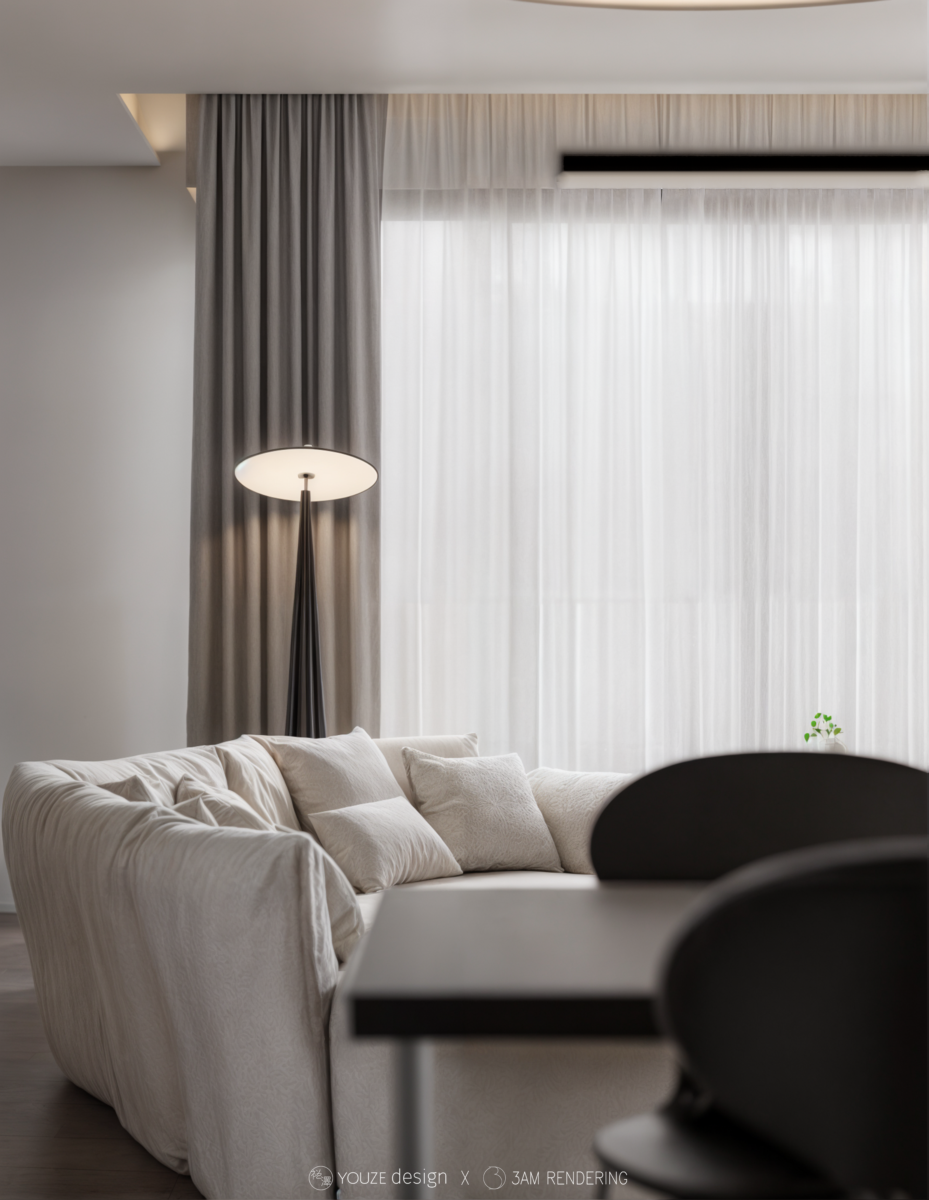 渲染项目 现代风格丨中国台湾丨3AM-14