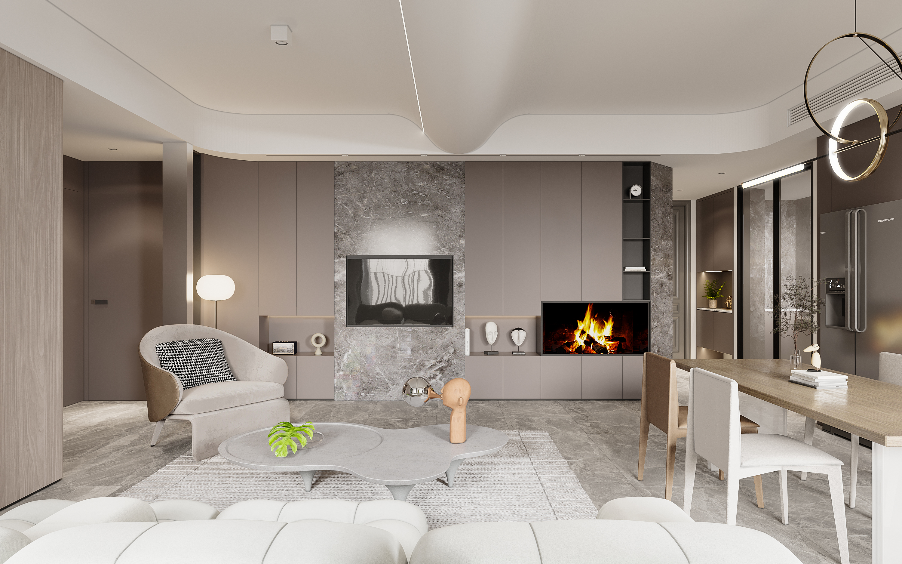 上海摩登复古公寓设计丨中国上海丨知名设计师-2