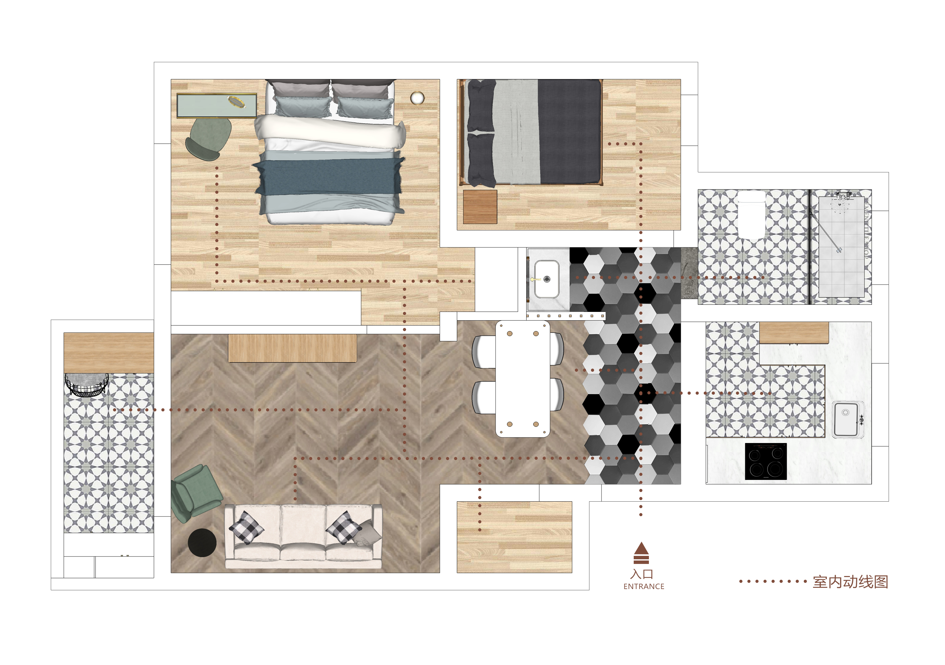 杭州 80 年代老宅的春天 | 73 平米多元化理想家-12
