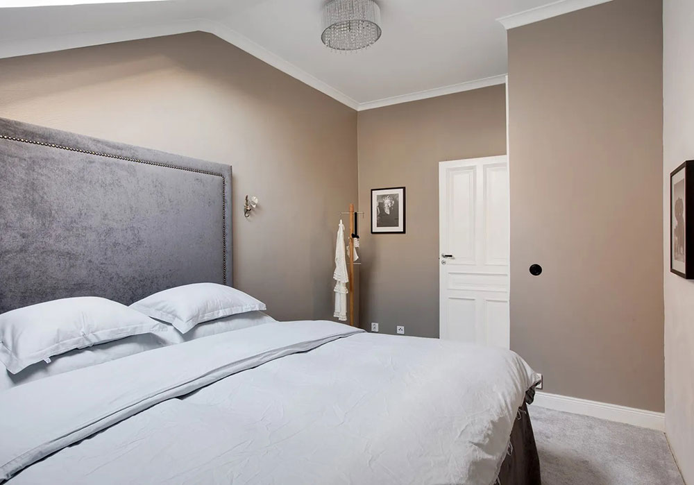 瑞典优雅公寓设计，浪漫倾斜屋顶与现代装饰的完美融合-20