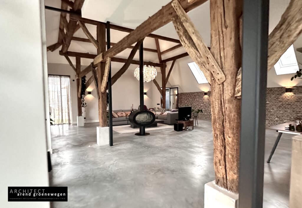 Transformatie van Vlaamse schuur tot woning - Arend Groenewegen Architect BNA-5