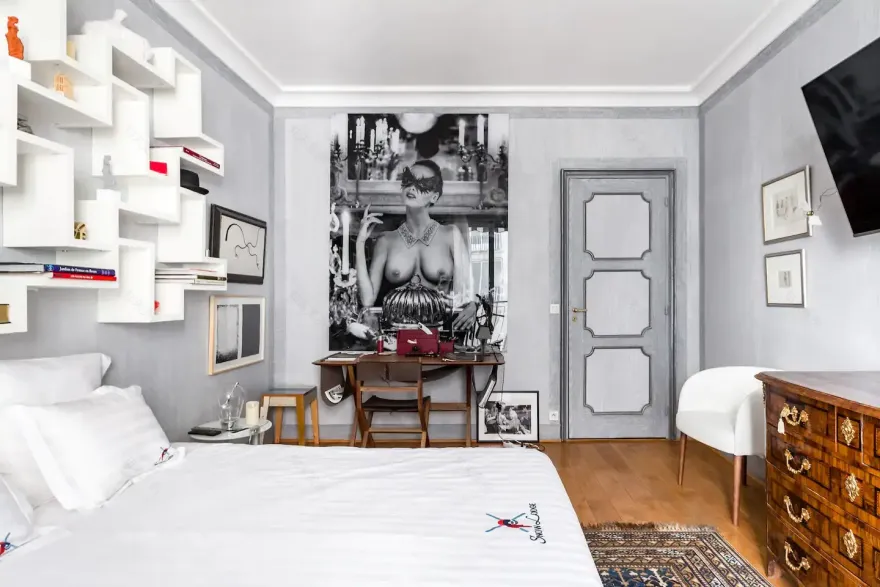 巴黎时尚公寓,古典与设计的完美融合-17