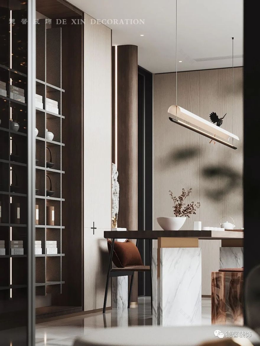 金地半山风华现代风别墅丨中国广州丨德馨装饰-45