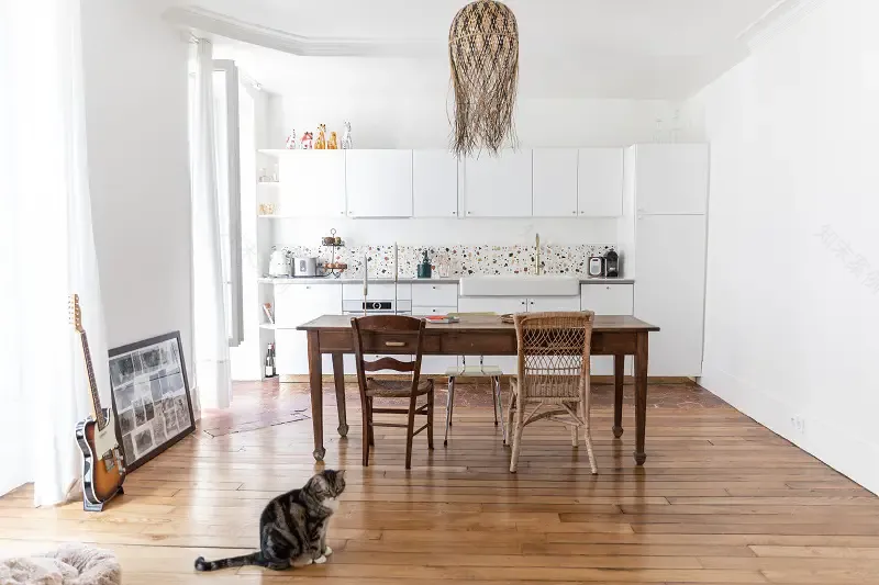 巴黎 50m²公寓的完美翻新 | 充满巴黎魅力的宜居空间-6