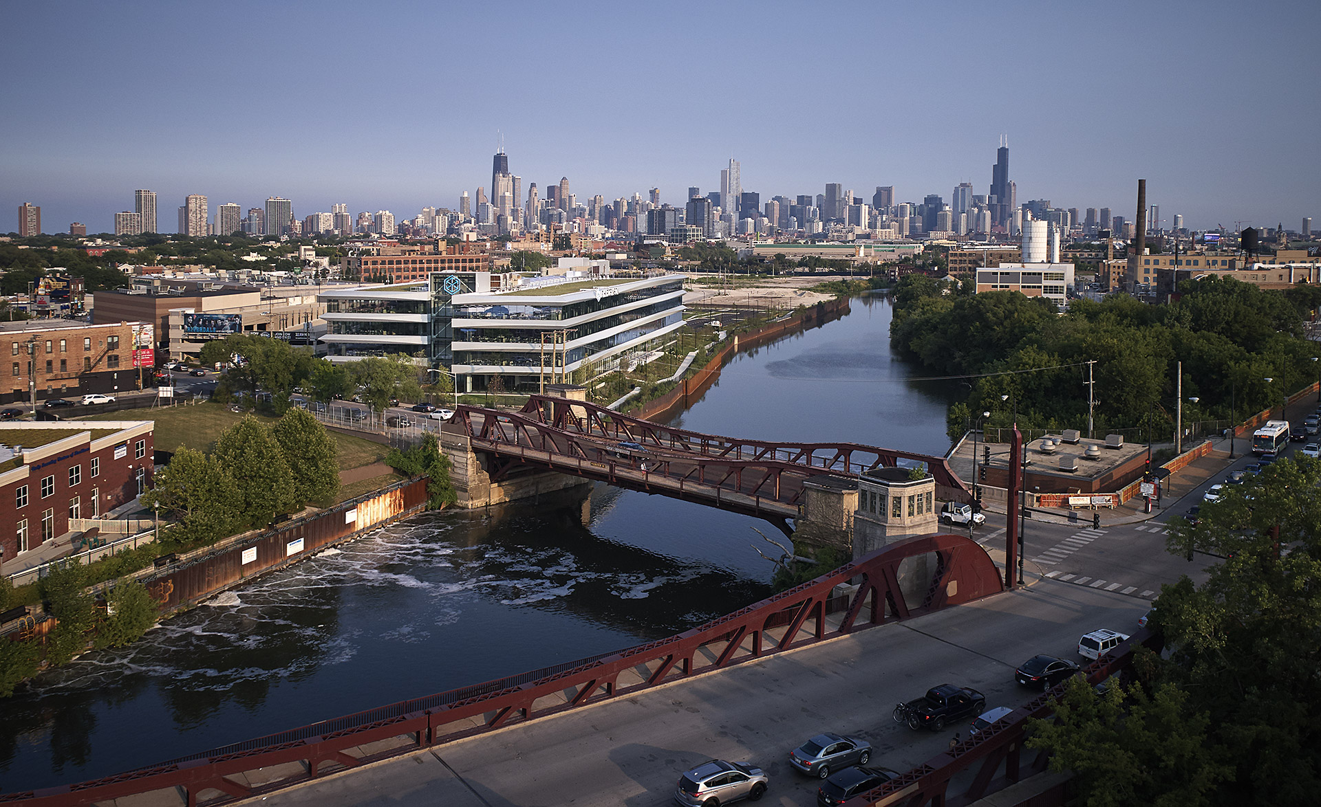 芝加哥 C.H. Robinson Midwest 总部——绿色、高效、灵活的办公空间-15