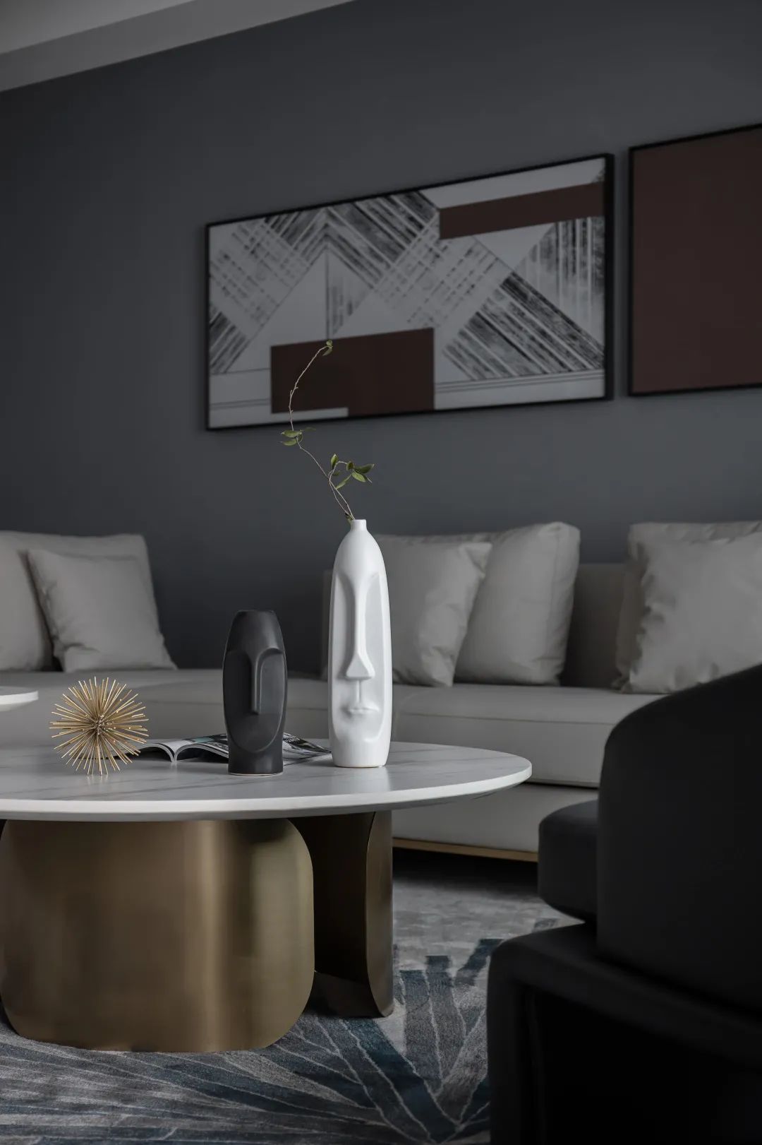 现代简欧风格的居住空间-28