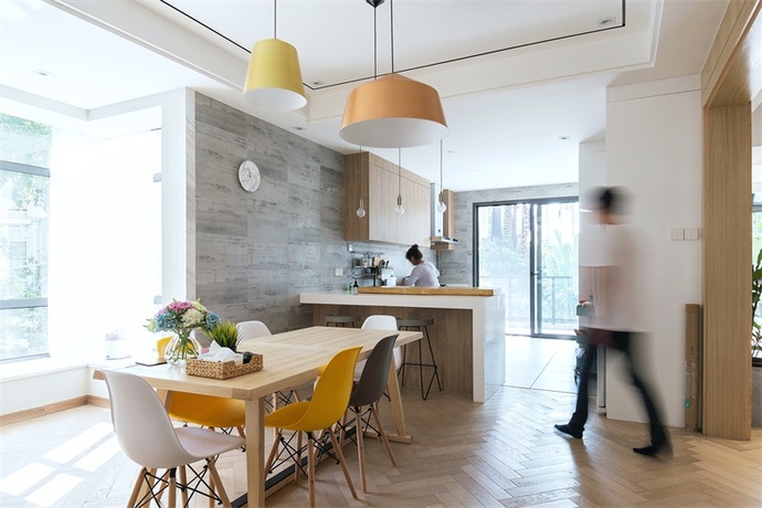 绿色下的安然——复式住宅改造  GDA观在设计-4