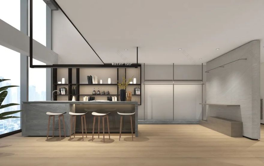 南宁王美妆教育空间 | 线性元素与自然光的和谐交响-16