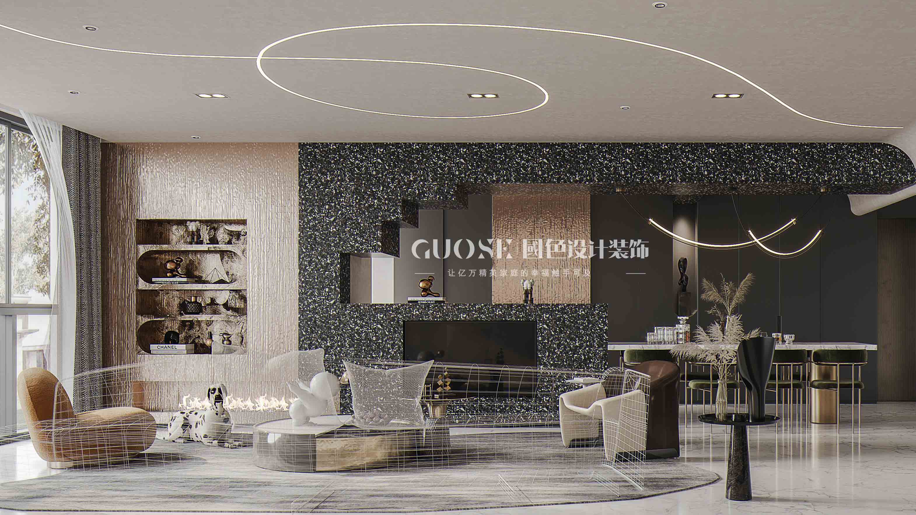 #国色设计装饰#宅寂风；精致家-4