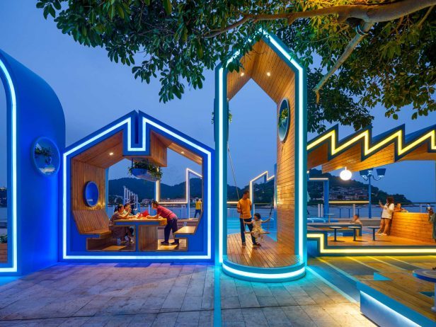 电气小屋;电子用品店(这里结合常见情况推测 ELECTRO 代表电气、电子相关,HUT 有小屋、简易商店等意思,故给出这两种较符合逻辑的表述) 丨中国珠海丨100 Architects(上海)有限公司-35