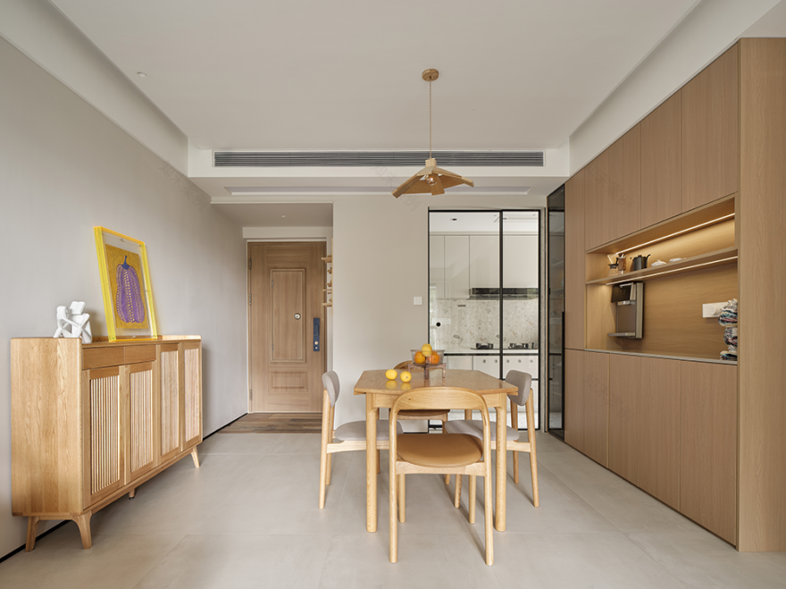 广东98㎡原木精致小宅丨中国广州丨钟午设计-34