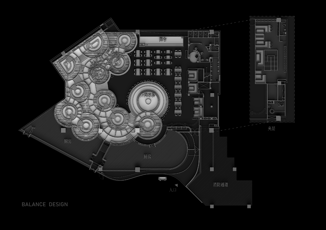 葉蒲会音乐餐厅丨中国宁波丨BALANCE DESIGN 平衡空间设计-86