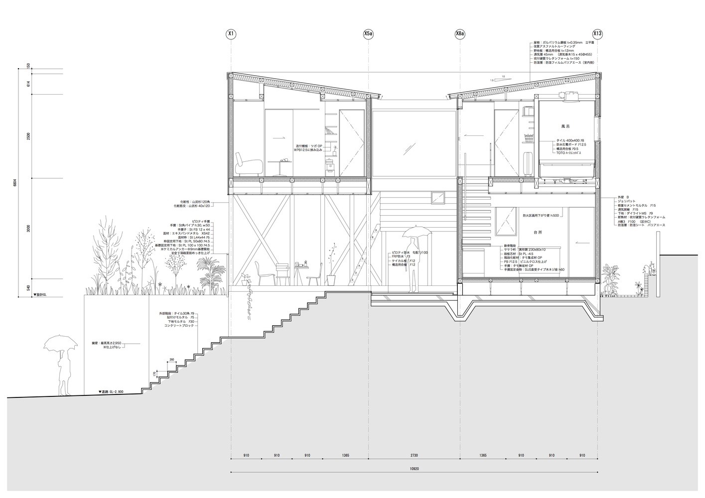 日本“吊脚楼”住宅 | 半室外空间与环保设计-23