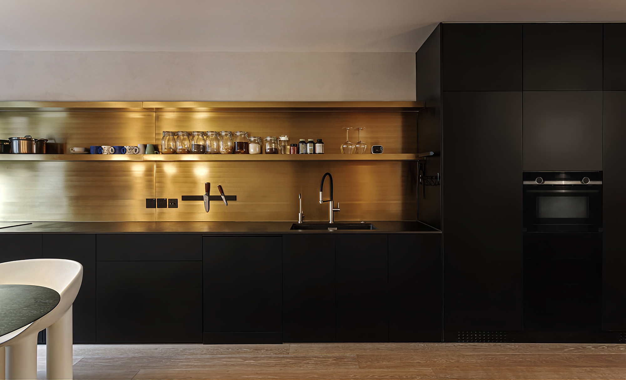 黑金色调的家丨中国北京丨NOTHING DESIGN-16