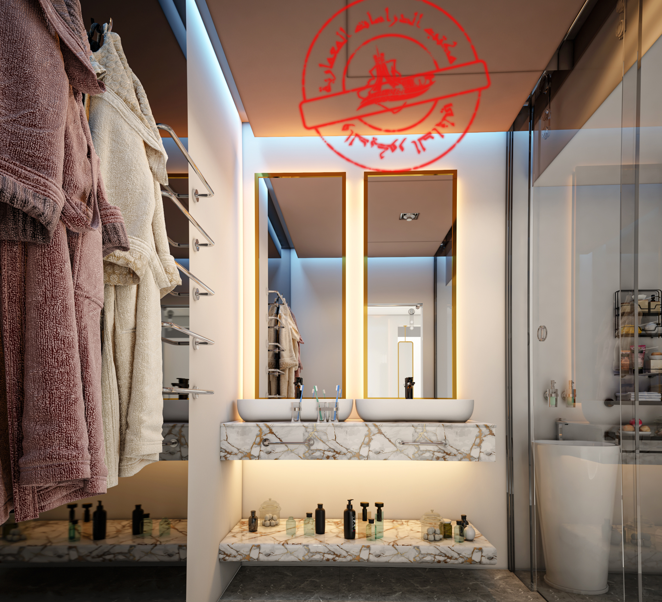 Luxury Interior Bathroom in Dubai-3