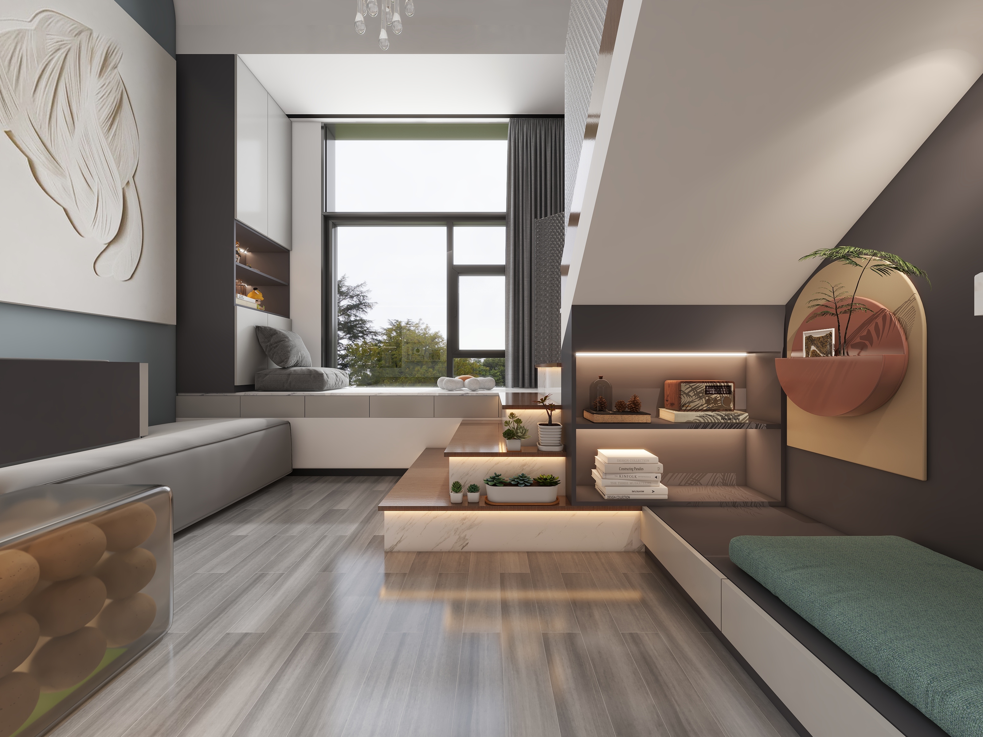 31平方现代简约LOFT公寓丨中国廊坊-15