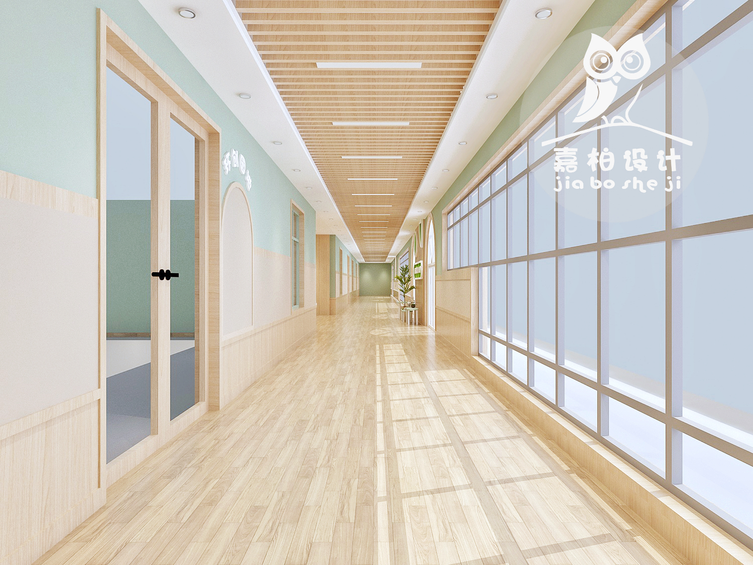 新安县实验幼儿园室内设计丨中国河南丨嘉柏儿童空间设计研究所-31