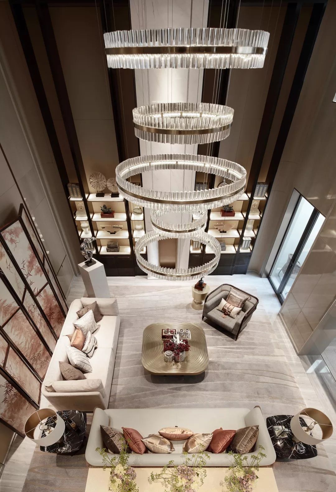 金螳螂新作 | 东方韵味别墅样板房 | 和谐、含蓄、时尚-33