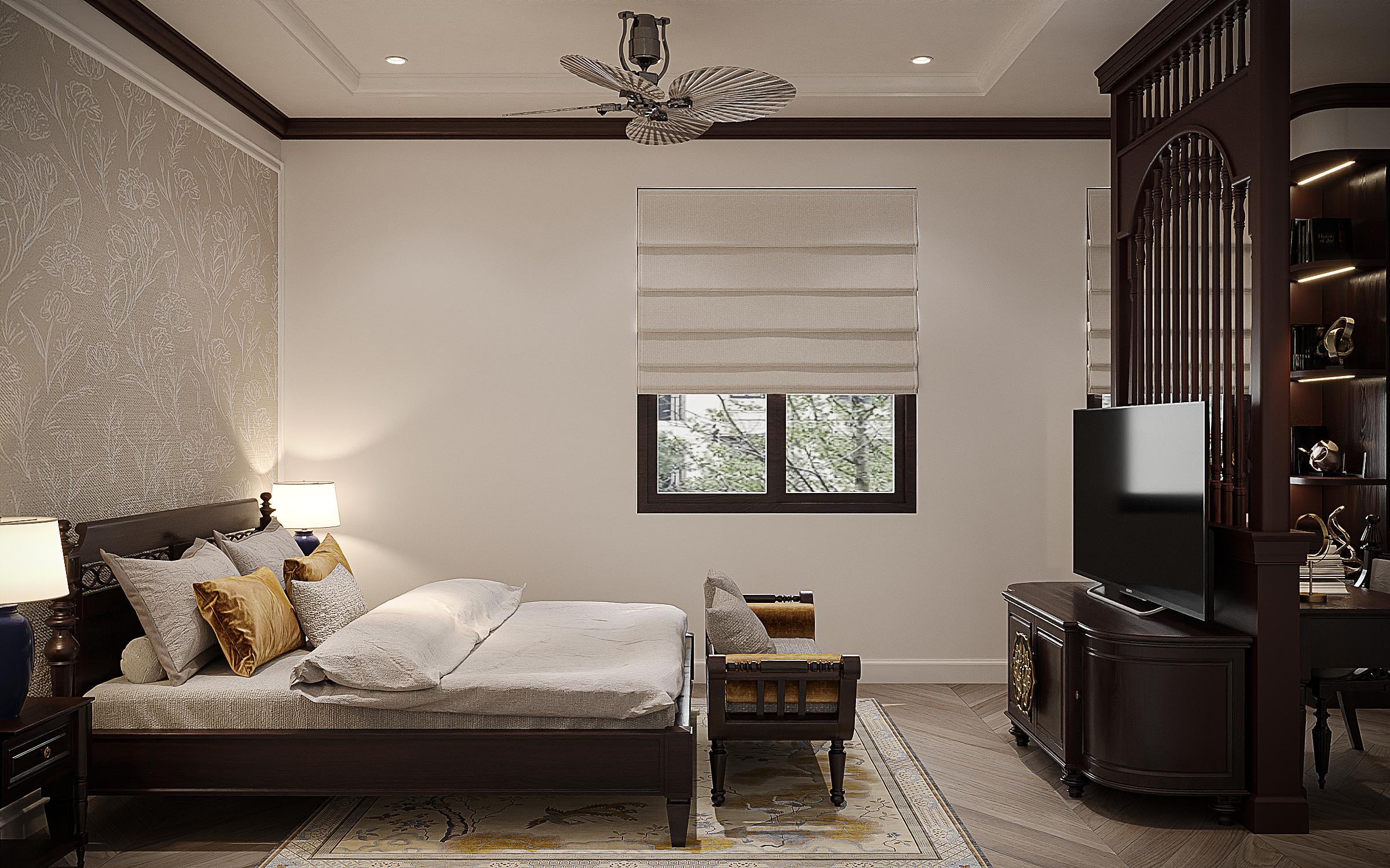 复古东南亚风平层-18