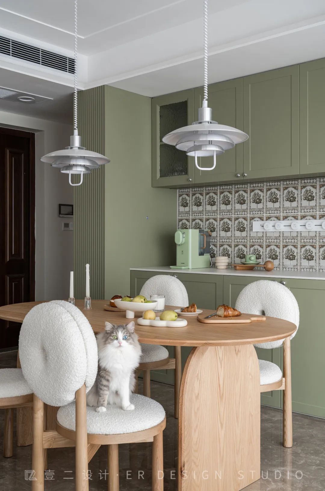 成都奥园云璟绿色混搭风格住宅丨中国成都丨壹二设计-26