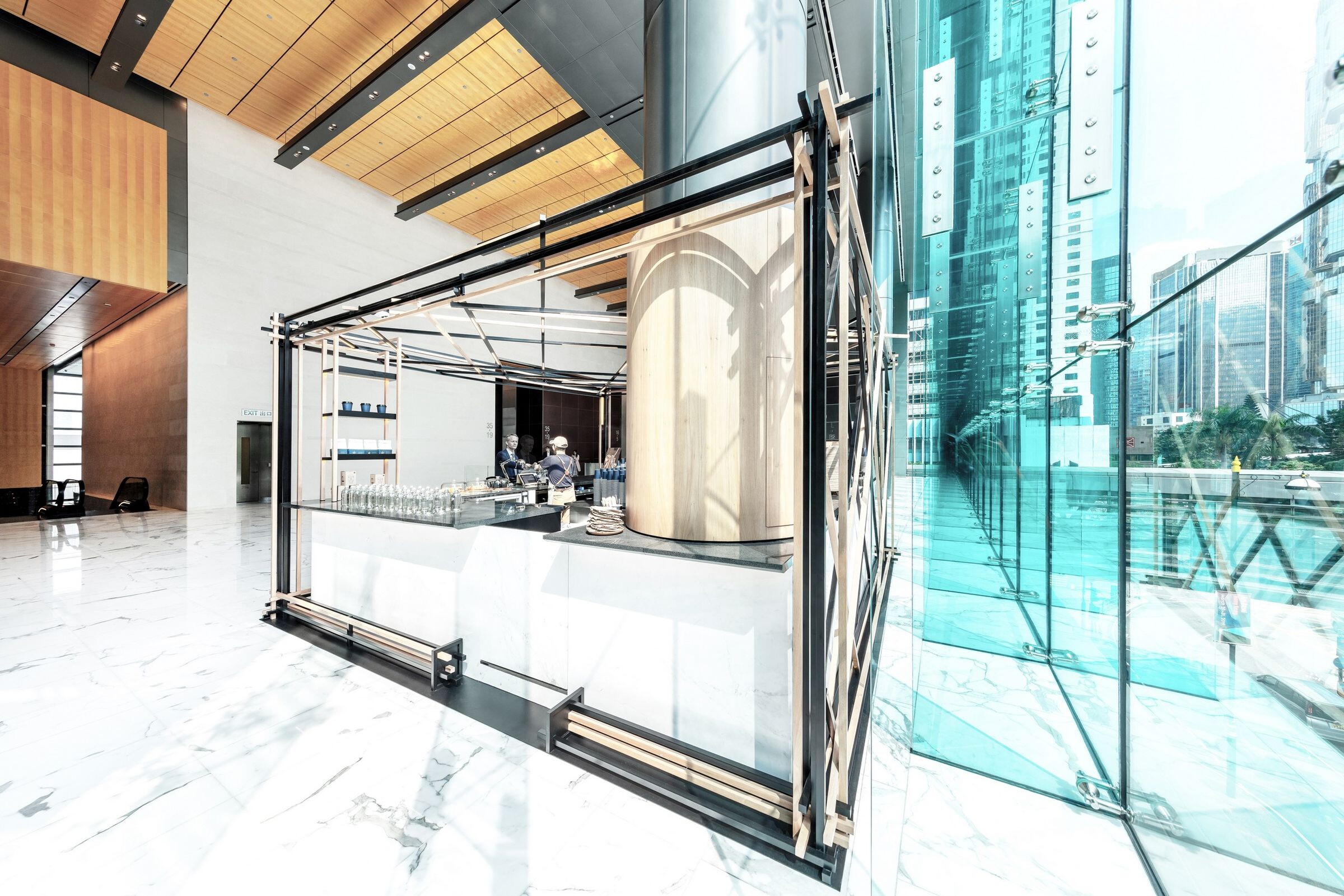 香港金融中心里的“竹签游戏”咖啡馆-11