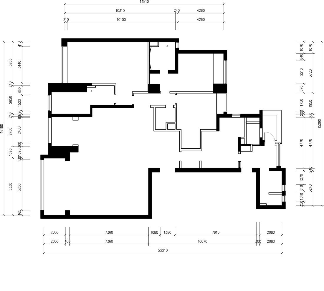 现代轻奢风异形吊顶设计-15