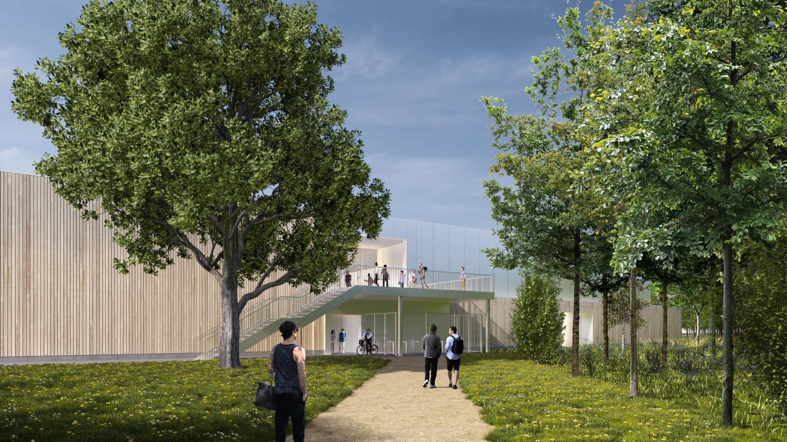 Sportcomplex met klaslokalen - Turnhout — Archiles architecten-5