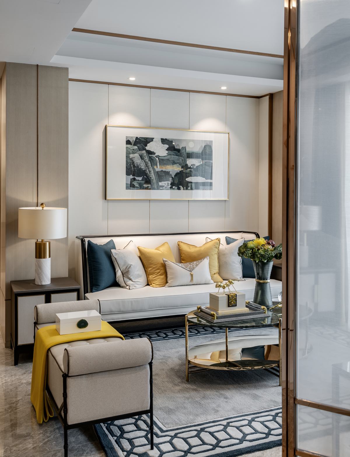 融汇·现代中式样板间  品川设计-品悦公装-2