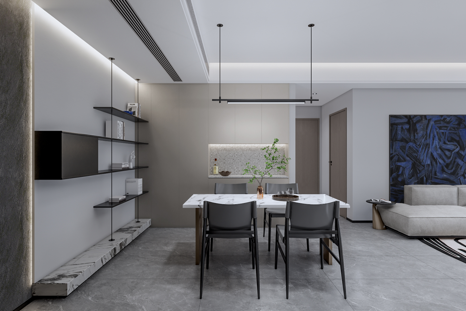 现代极简黑白灰|Modern minimalist black and white gray-9