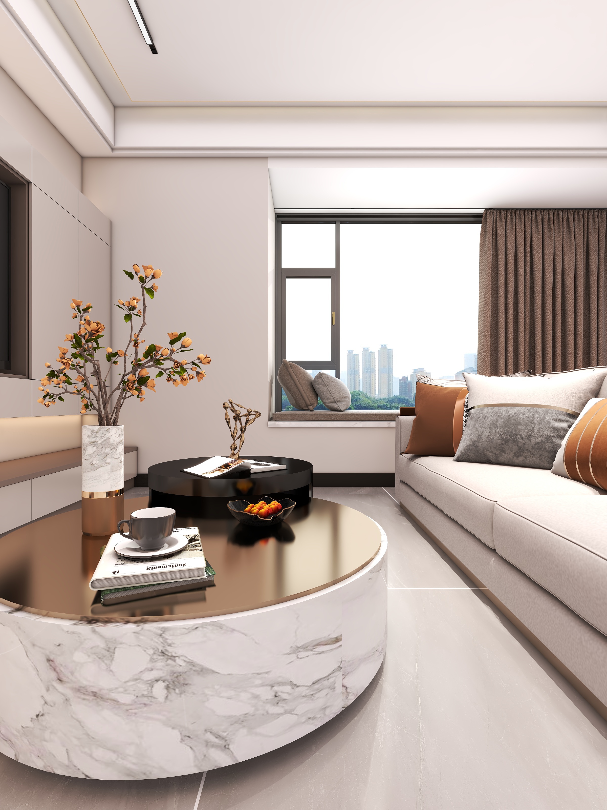 四川成都望江水岸（161平方意式轻奢四居室）-9