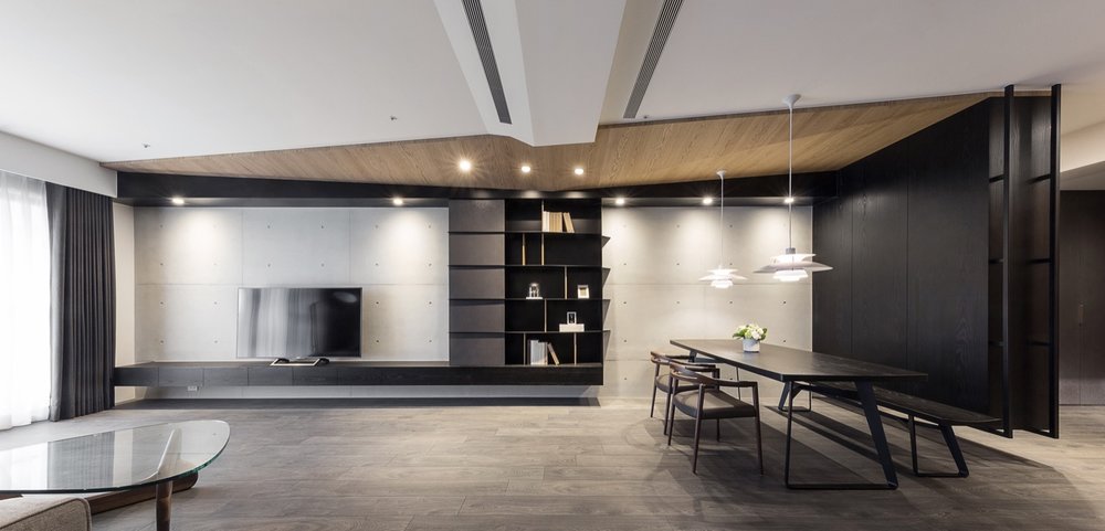 极简现实主义家居，释放宽敞空间-0