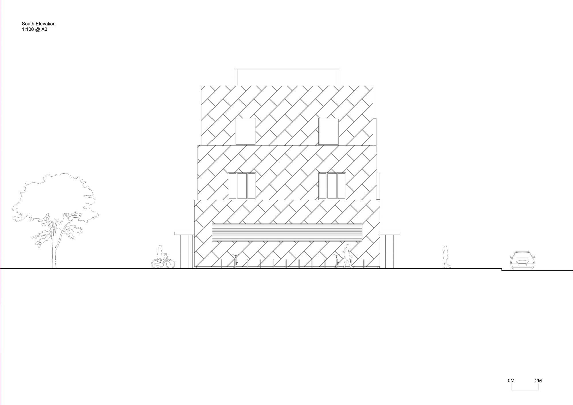金字形神塔和菱形建筑丨英国伦敦丨Mole Architects-67