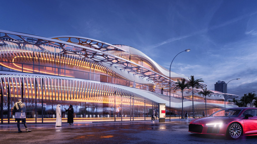 OPM商业综合体
注:这里Comple·可能是Complex拼写有误,Complex常见有综合体;建筑群等意思 丨沙特阿拉伯利雅得丨UDAAR Studio-30