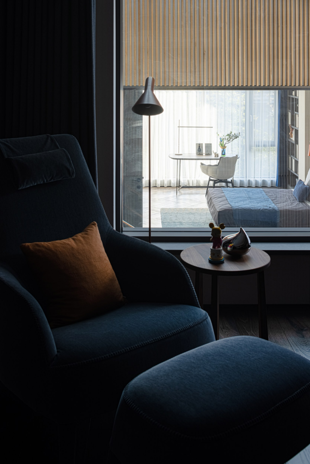 绿意盎然的简约卧室丨中国宁波丨林卫平设计师事务所-16