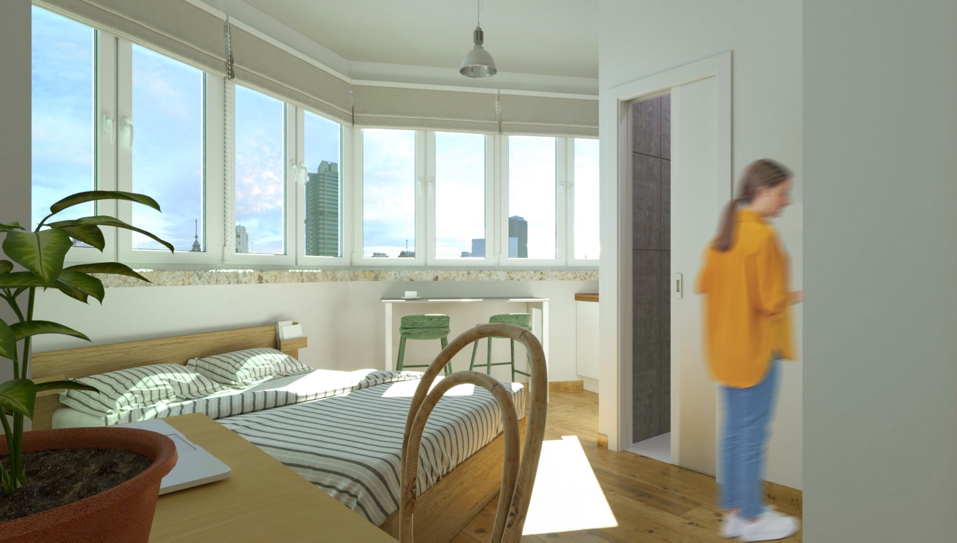 小型公寓设计丨PortugalAve丨Anush Hambardzumyan-4