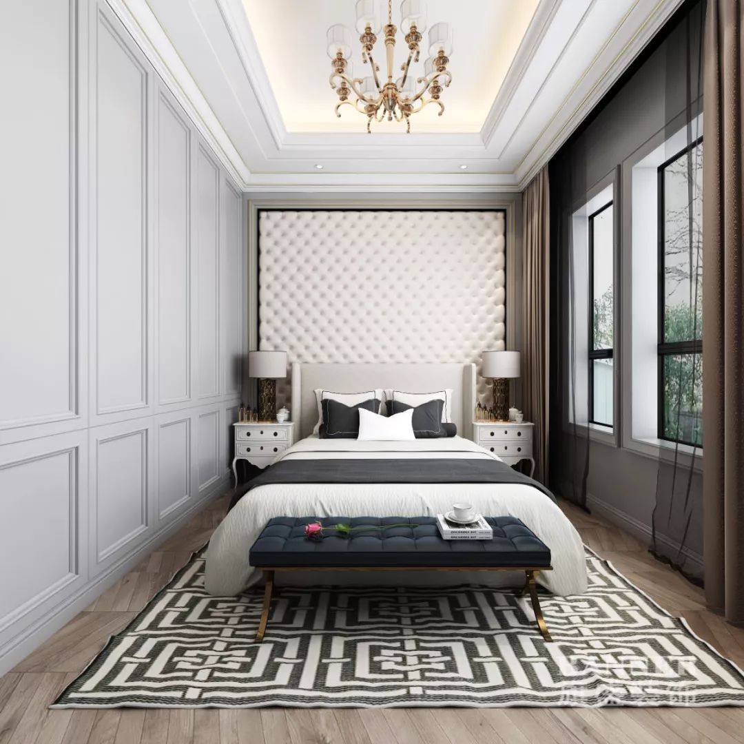 欧式古典奢华,打造永和坊联排别墅艺术空间-107