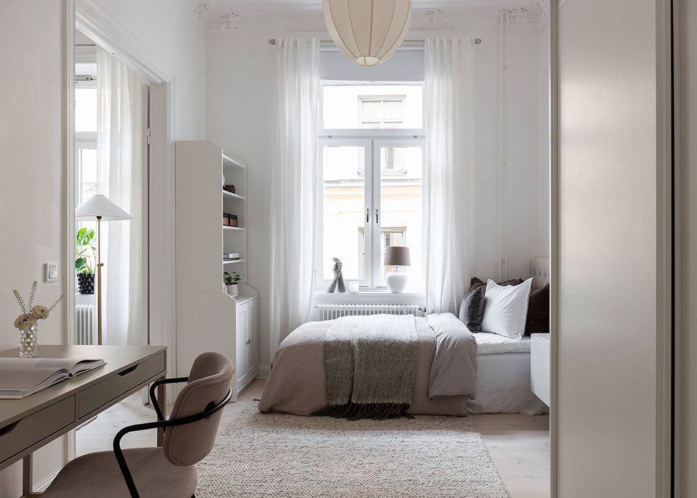 斯德哥尔摩白色优雅公寓-18