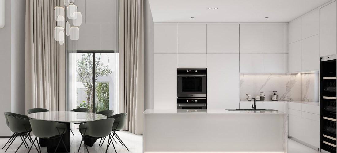 半山白色别墅 | 简约开放式设计的生活美学-6