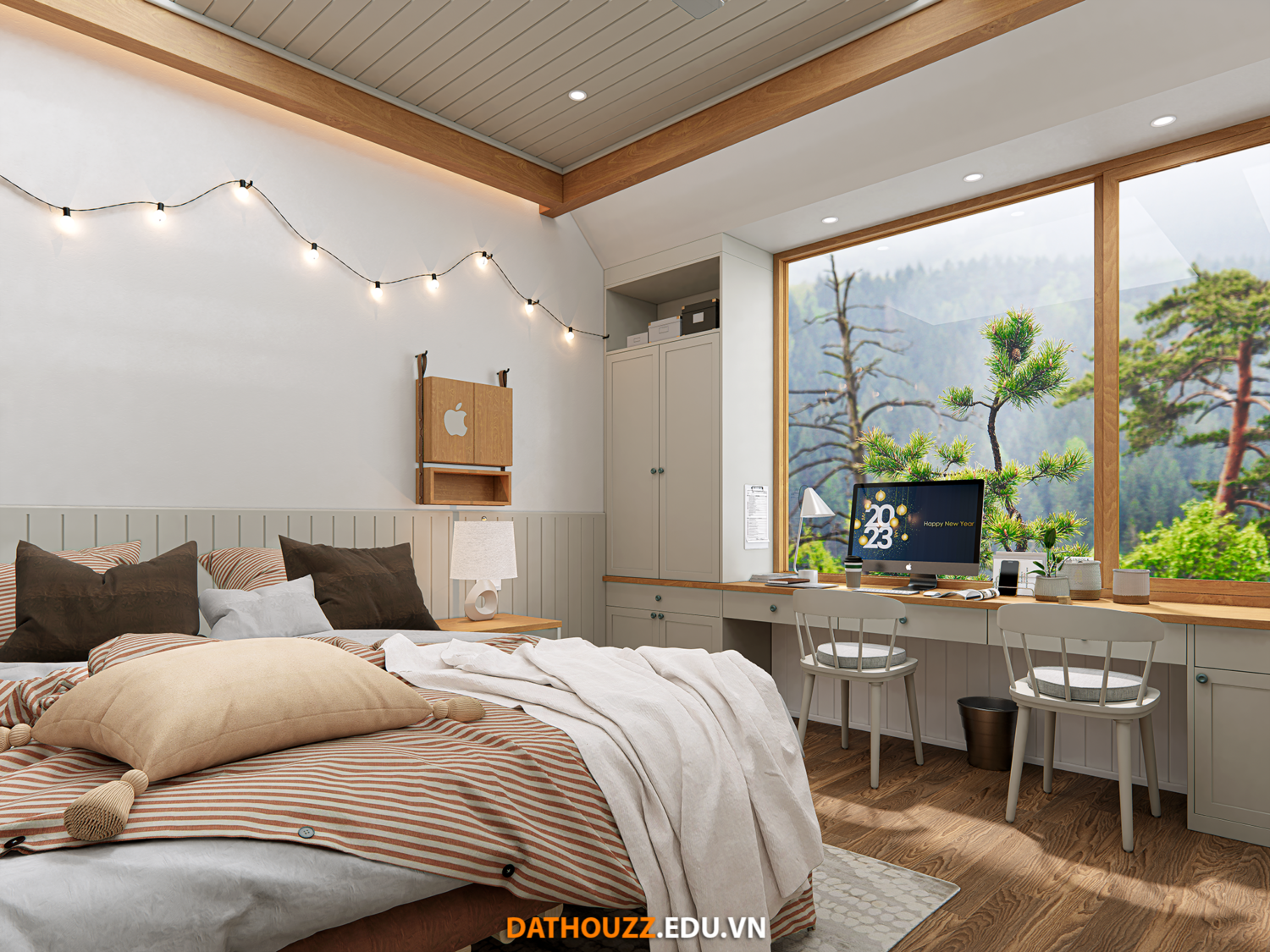 Sketchup卧室室内模型丨DatHouzz-3