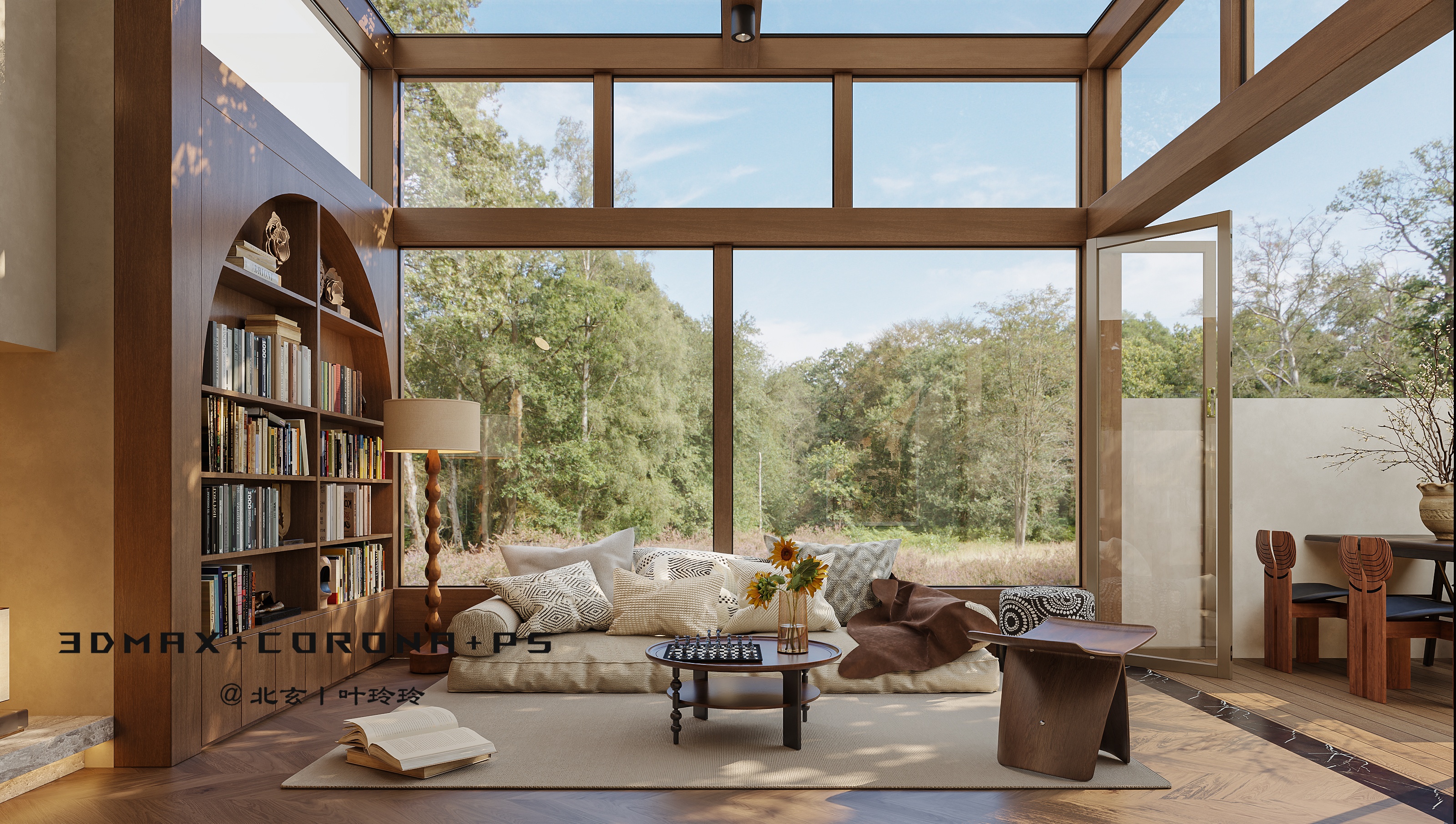 茶田乡野间的避世民宿设计-2