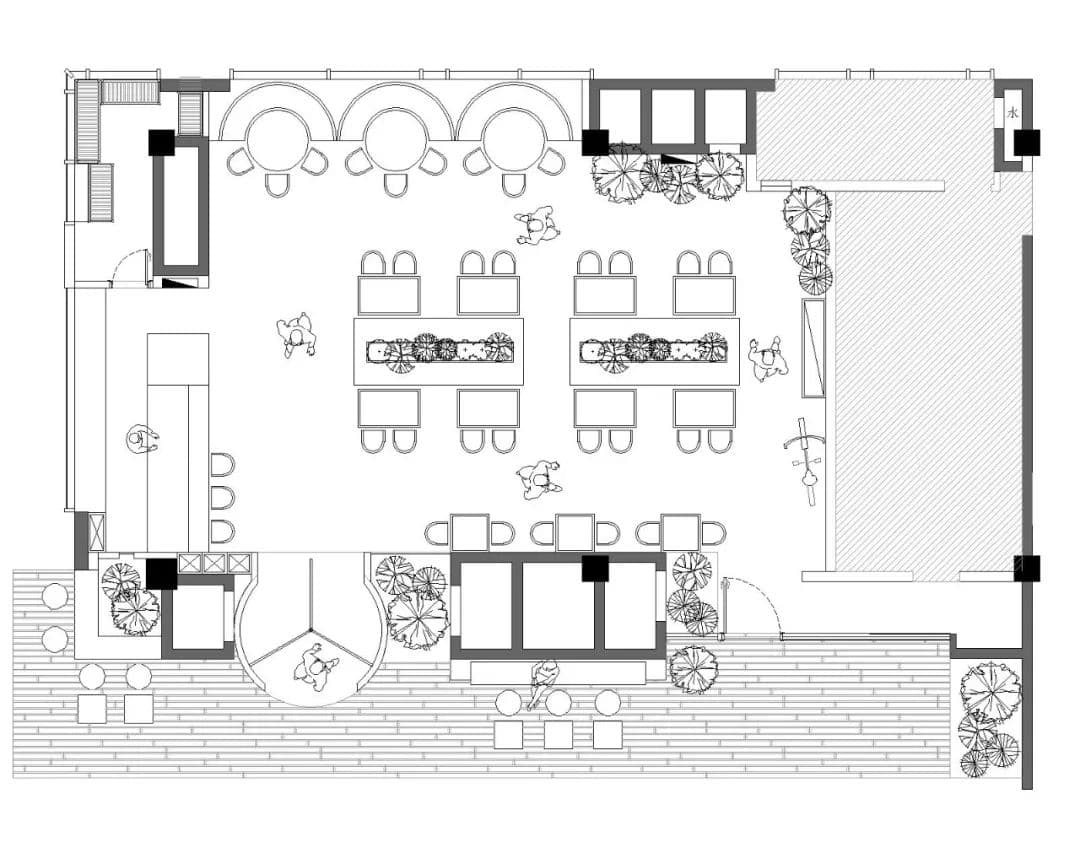 工装餐厅丨中国宁波丨TRA Studio-33