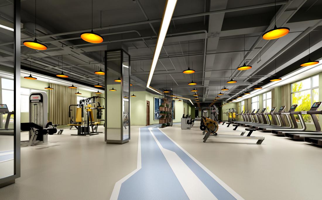 动感单车室里的前厅设计-4