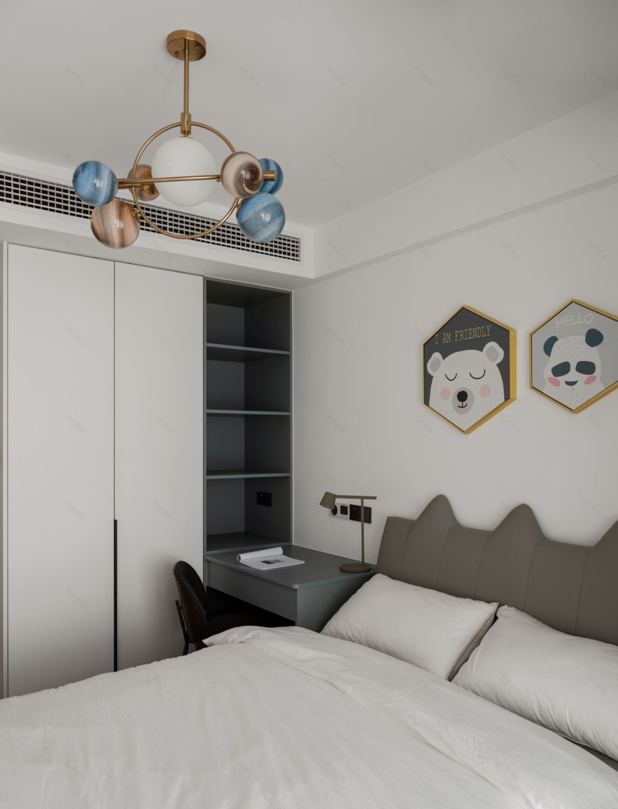 一道设计|146㎡多元简约之家,打造专属家庭空间-51