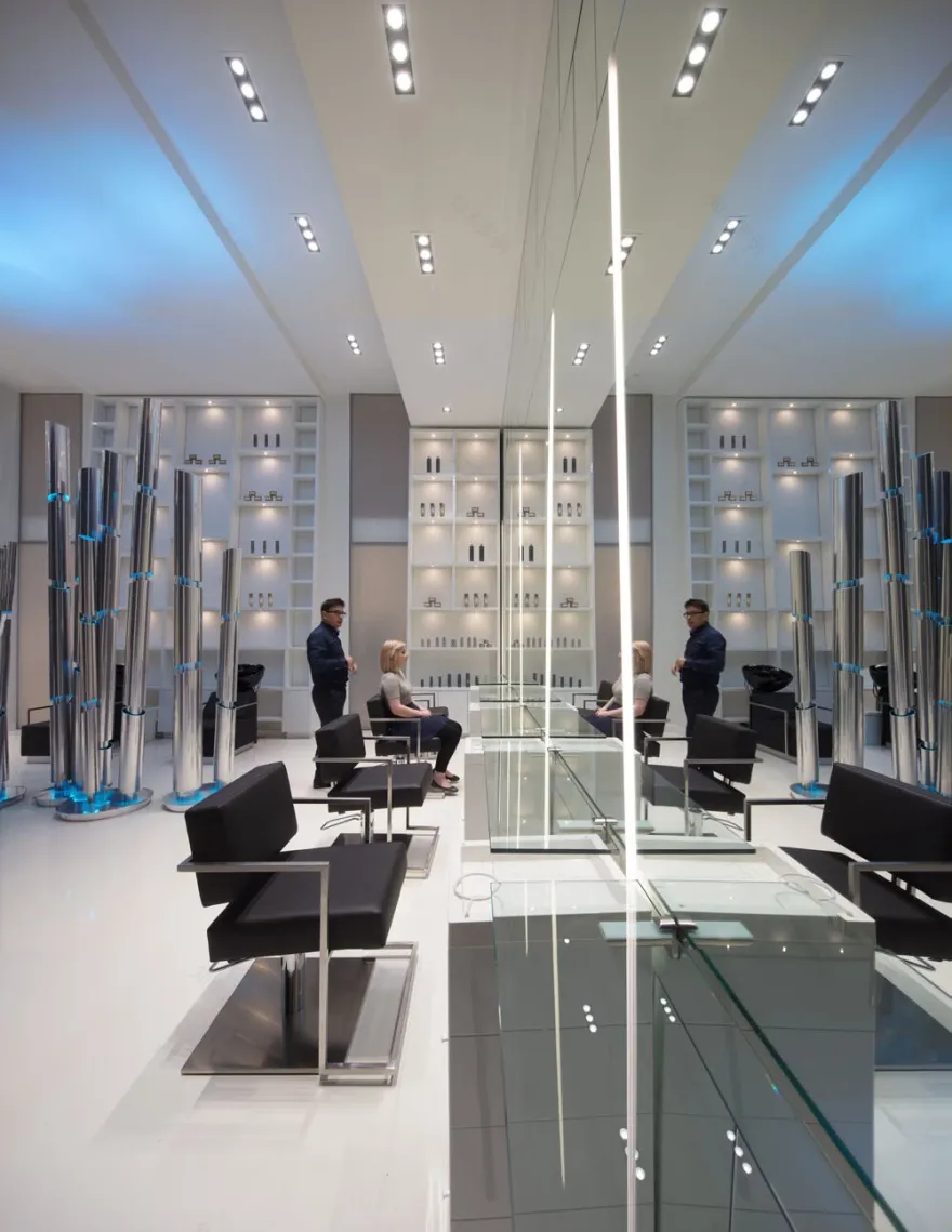 轻森林美发工作室丨加拿大温哥华丨Arno Matis Architecture-11