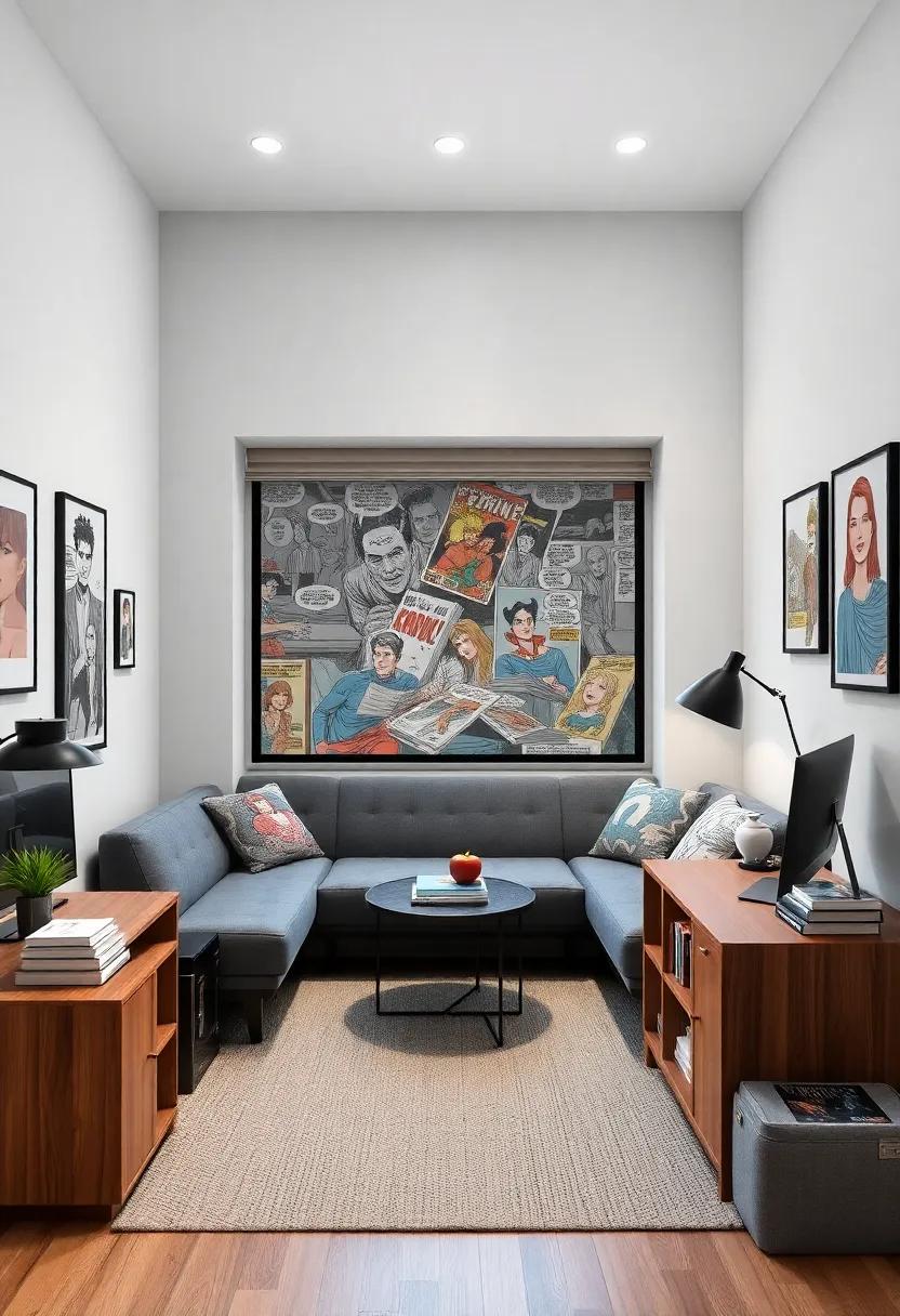 设计终极漫画书男孩青少年房间-23