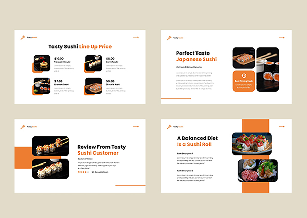 美味寿司演示模板-8