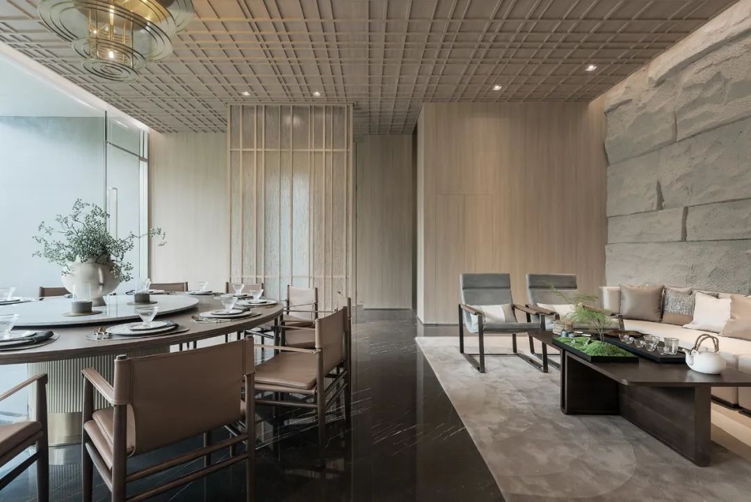 重庆融创文旅城曲水风和销售中心——山城江城，看山听雨-52