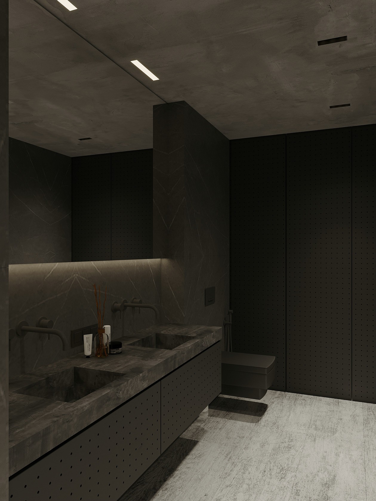 高级灰+高级黑空间设计 塑造空间立体感-16